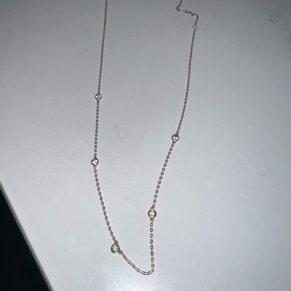 10k solid yellow gold necklace